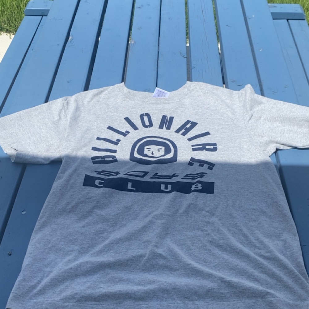 Billionaire Boys Club Gray and Navy Tee